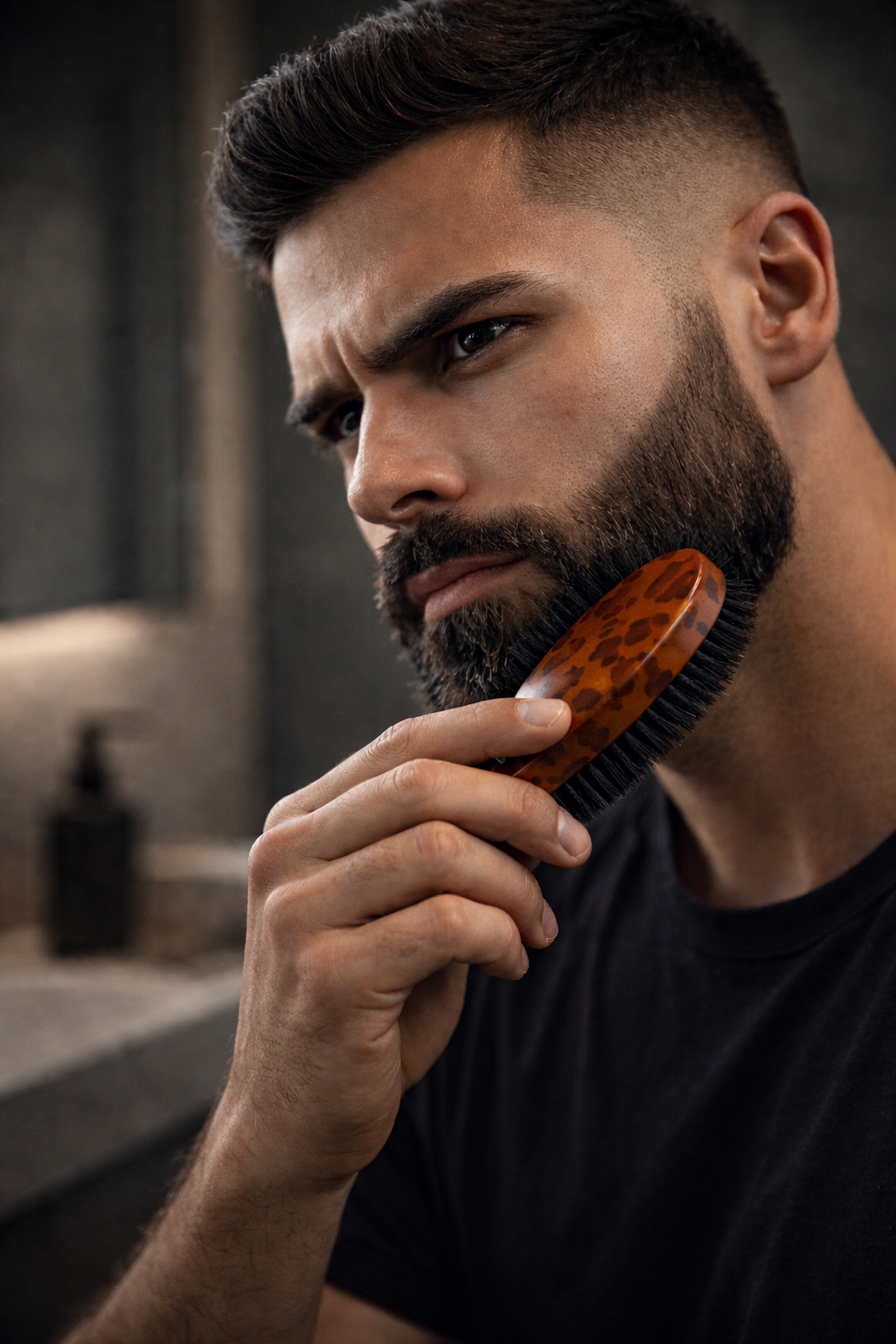 Loukili™ beard brush for men