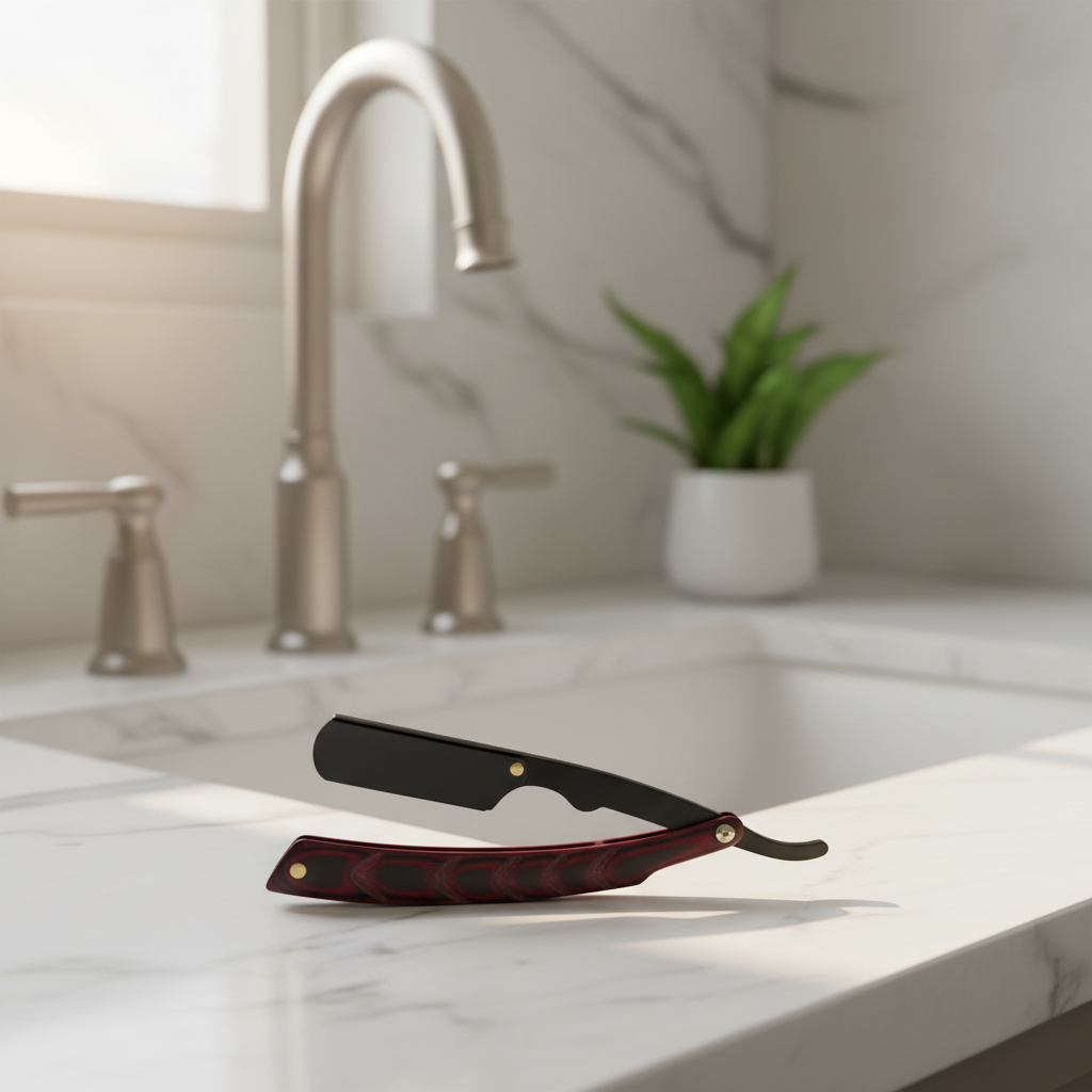 Old-Fashioned Manual Beard & Eyebrow Razor